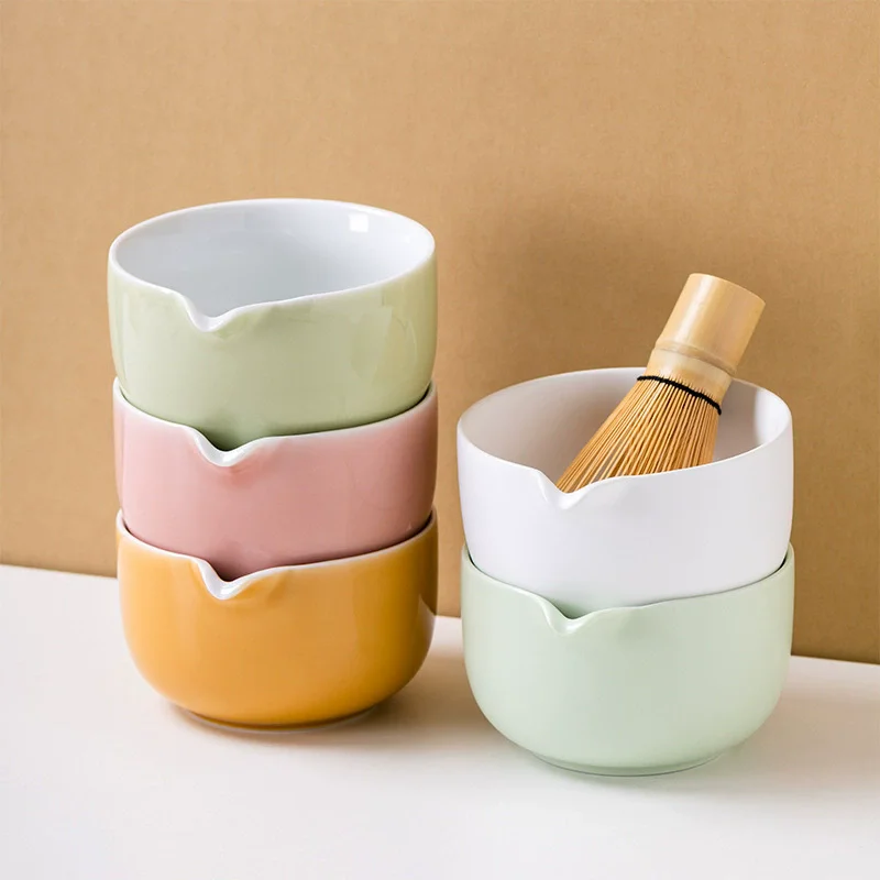Japanese Matcha Bowl & Whisk Holder Set (2-Piece Ceramic Kit) - Image 2